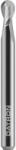 Datron Freza cu varf rotund, Datron 0068403, 2 caneluri, 3.0x6.0mm (0068403)