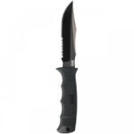 SOG KNIVES E37T-K Cutit lama fixa SEAL PUP ELITE CLIP POINT BLACK SERRATED teaca KYDEX, SOG (E37T-K)