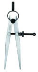 INSIZE Compas de trasat cu inel si surub de reglare 150-300 mm (Dimensiune: 200 mm) (7260-200)