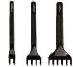 Tandy Leather Set 3 dalti perforare pielarie, 4 mm Tandy Leather (HOB 88046) Dalta