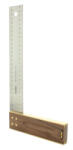 Hedue Echer profesional de tamplarie din lemn de nuc si lama inox 35 mm Hedue (Dimensiune: 300 mm) (A130) Vinclu