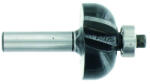 TIVOLY Freza cu coada, profilata 1/4 convex, placata CMS, cu rulment, Tivoly (XT60642067801)