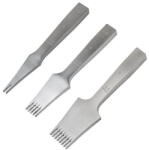 WUTA LEATHER Set 3 dalti pielarie tip frantuzesc normale WUTA 3mm (S3DFNW3) Dalta