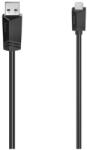 Hama Cablu Hama 200607 MicroUSB - USB 2.0, 480 Mbit/s, 0.75 m (Negru) (Hama 200607)