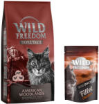 Wild Freedom 6, 5kg Wild Freedom "Spirit of America" száraz macskatáp+100g Wild Freedom Filet csirke macskasnack ingyen