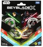 Hasbro Interactive Set duo Beyblade X - Star Wars, Luke Skywalker 4-80B si Darth Vader 4-60P Figurina