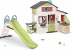 Smoby Set căsuţă Prietenilor și tobogan cu apă Friends House Life Smoby extensibilă cu bucătărie și sonerie electronică (SM810207-1) Casuta pentru copii