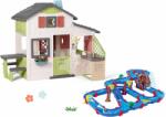 Smoby Set căsuţă Prietenilor și joc de apă cu moară Friends House Life Smoby extensibilă cu bucătărie și sonerie electronică (SM810207-14) Casuta pentru copii