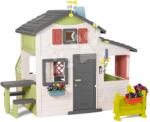 Smoby Căsuță cu grădină și uși complete Friends House Life Smoby extensibilă (SM810250-C) Casuta pentru copii