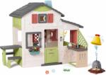 Smoby Set căsuţa Prietenilor și pista de apă Cârtiță Friends House Life Smoby extensibilă cu bucătărie și sonerie electronică (SM810207-15) Casuta pentru copii