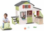 Smoby Set căsuţa Prietenilor și balansoar Motan Friends House Life Smoby extensibilă cu bucătărie cu sonerie electronică (SM810207-20) Casuta pentru copii