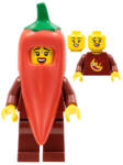 LEGO® Minifigurák Chili jelmezes rajongó - kiegészítő nélkül col387 (col387)