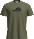 Icebreaker M Mer 150 Tech Lite SS Tee Cosy Camper férfi funkcionális póló XXL / fekete
