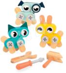 Janod Fa építőjáték Állatok DIY Pet BricoKids Janod 53 részes J06450 (J06450)
