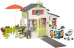 Smoby Házikó Neo Friends House DeLuxe Smoby bővíthető szupermarkettel és kerti konyhácskával étkezőrésszel (SM810250-S)