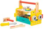 Janod Fa szerszámok és építőjáték Robot Tool Box BricoKids Janod hordozható box-ban 30 részes J06455 (J06455)