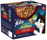 FELIX Sensations Jellies macskaeledel, marha, csirke, kacsa, bárány, 96x85g