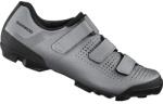 Shimano SH-XC100 férfi MTB SPD kerékpáros cipő, tépőzáras, ezüst, 43-as