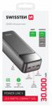SWISSTEN Swisssten Power Line II Powerbank 30000 mAh 22, 5 W - fekete