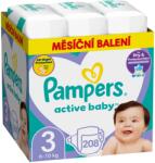 Pampers Active Baby pelenka 3 208 db-os méret (81709305)
