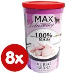 FALCO Max deluxe konzerv kutyaeledel csirkeszárnyakkal 8x1200 g
