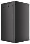 Lanberg 19" 22U Falra szerelhető Rackszekrény Black (WF01-6622-10B)