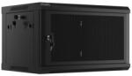 Lanberg 19" 6U Falra szerelhető Rackszekrény Black (WF01-6406-23B)