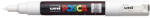 uni Dekormarker, Uni Posca PC-1M, 0, 7-1 mm, kúpos hegy, fehér