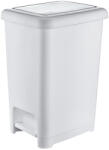 Dünya Plastik Szemetes pedálos Slim FEHÉR 60L, Slim (8696287010454W)