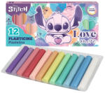  Gyurma 12db-os pasztell színek Disney STITCH Pastel (91989)