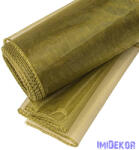  Organza szegett 12cm x 8.2m - Mohazöld