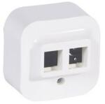 Legrand Forix falonkívüli doboz UTP dugaljhoz 2xRJ45 8(8) fehér csavaros LEGRAND - 782426