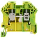 CONTA-CLIP Földelő sorkapocs TS35 1-szintes 0, 2-10mm2 zöld-sárga csavaros csavaros SSL 10/2A GNYE CONTA-CLIP - 17115.2