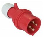 PCE Ipari dugvilla lengő 3P+E fázisfordító fázisfordító 32A 400V(50+60Hz) piros IP44 Shark PCE - 7024-6