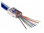 ÉpületIntelligencia Adatcsatlakozó dugó átmenő RJ45 FTP Cat6 kábelre ÉpületIntelligencia - RJ45FTPCAT6ÁT