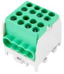 Pollmann Fővezetéki leágazókapocs 130/100A Cu/Al csavaros zöld2x25+6x16mm2 HLAK 25-1/6 M2 Pollmann - 2080175