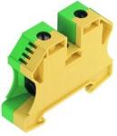 Weidmüller Földelő sorkapocs TS35 zöld/sárga csavaros DIN (kalap)sín 35mm WPE 35N Weidmüller - 1717740000