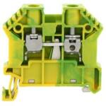 CONTA-CLIP Földelő sorkapocs TS35 1-szintes 0, 2-6mm2 zöld-sárga csavaros csavaros SSL 6/2A GNYE CONTA-CLIP - 17111.2
