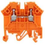 CONTA-CLIP Átmenő sorkapocs TS32/35 1-szintes 24A 0, 2-2, 5mm2/érvéghüvely narancs RK 2, 5 OG CONTA-CLIP - 1296.3