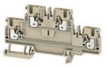 Weidmüller Átmenő sorkapocs TS35 2-szintes 24A 0.5-2.5mm2 bézs dugaszolós A2T 2.5 Weidmüller - 1547610000