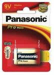 Panasonic Elem 9V 9V alkáli-mangán 6 LR 61 blokk Pro Power Panasonic - 6LR61PPG/1BP