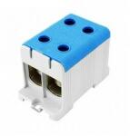 Pollmann Univerzális sorkapocs N kék 35-150mm2Cu/Alu 1P csavaros 4csatl. />25 mm2 UK 150/2 N Pollmann - 2090211