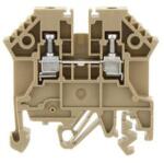 CONTA-CLIP Átmenő sorkapocs TS32/35 1-szintes 24A 0, 2-2, 5mm2/érvéghüvely bézs csavaros/ RK 2, 5 BG CONTA-CLIP - 1296.2