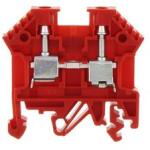 CONTA-CLIP Átmenő sorkapocs TS32/35 1-szintes 32A 0, 2-4mm2/érvéghüvely piros RK 2, 5-4 RD CONTA-CLIP - 1001.9