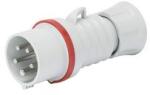Gewiss Ipari dugvilla lengő 3P+E 16A 380-415V(50+60Hz) piros IP44 műanyag csavaros IEC309HP GEWISS - GW60008H