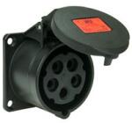PCE Ipari dugalj beépíthető 3P+N+E 16A 400V(50+60Hz) piros egyenes IP54 műanyag 6h-pozíció PCE - 315-6x