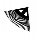 Profix Grebla Plastic Evantai 580Mm / 27 Dinti / Neagra (44241) Grebla