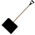 Profix Lopata Zapada Plastic Cu Maner Lemn 455X360Mm (25823) Lopata de zapada