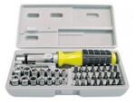 Profix Set Varfuri Si Tubulare Cu Surubelnita Clichet - 40 Piese (10013) Surubelnita