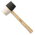 Profix Ciocan Cauciuc Bicolor Cu Maner Lemn 49Mm / 340G (PFX12022) Ciocan